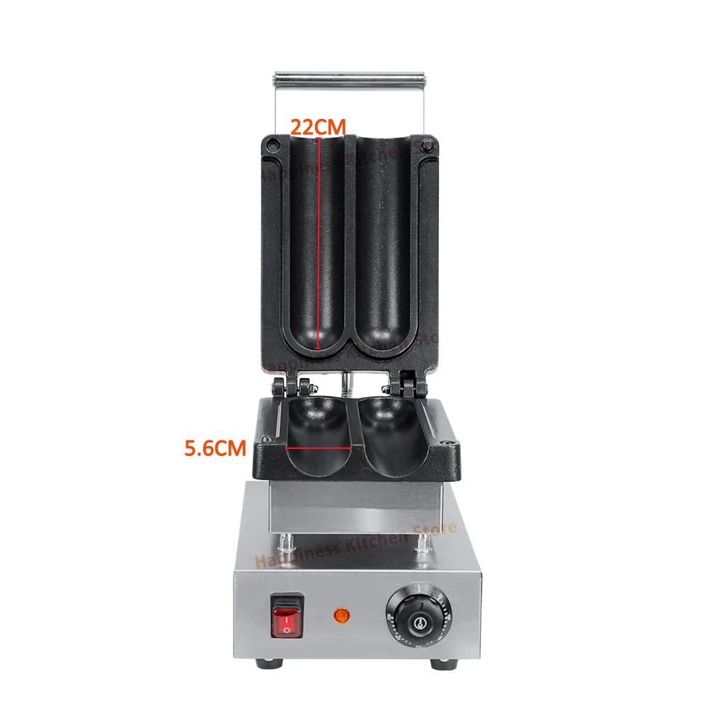 Doner Kebab Wraps Toaster Commercial Electric Burrito Maker 2 Holes Tortilla Wrap Machine 1500W 220-240V