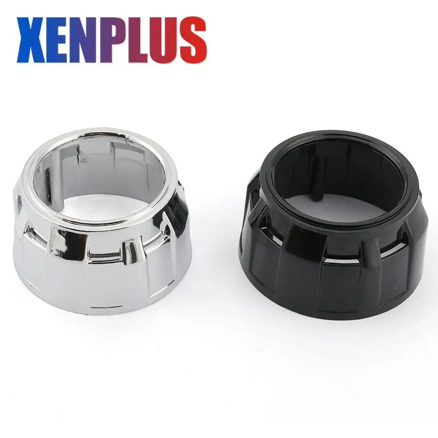 

Xenplus 2pcs Resistant Bezel black Shroud Chrome Silver Shrouds Mini Gatling Gun Mask Hoods Covers For H1 2.5 inch WST Lens