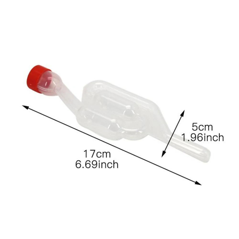 Air Lock Valve Beer Brewing One-way Wine Fermentation Check Valve Plastic Air Lock Water Seal Winemaking Exhaust Valve Fermenter