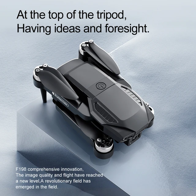 F198 Mini Drone Brushless Optical Flow Positioning Dual Camera Remote Control FPV Dron Foldable Aircraft Quadcopter RC Toys 5