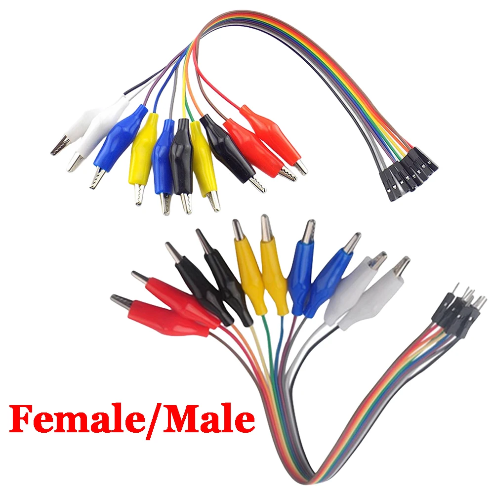 Alligator Clips Test Leads 10PCS