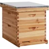 10-Frame Langstroth Bee Hive Coated with 100% Beeswax Includes Beehive Frames and Foundations (1 Deep Boxes & 1 Medium Boxes) 1