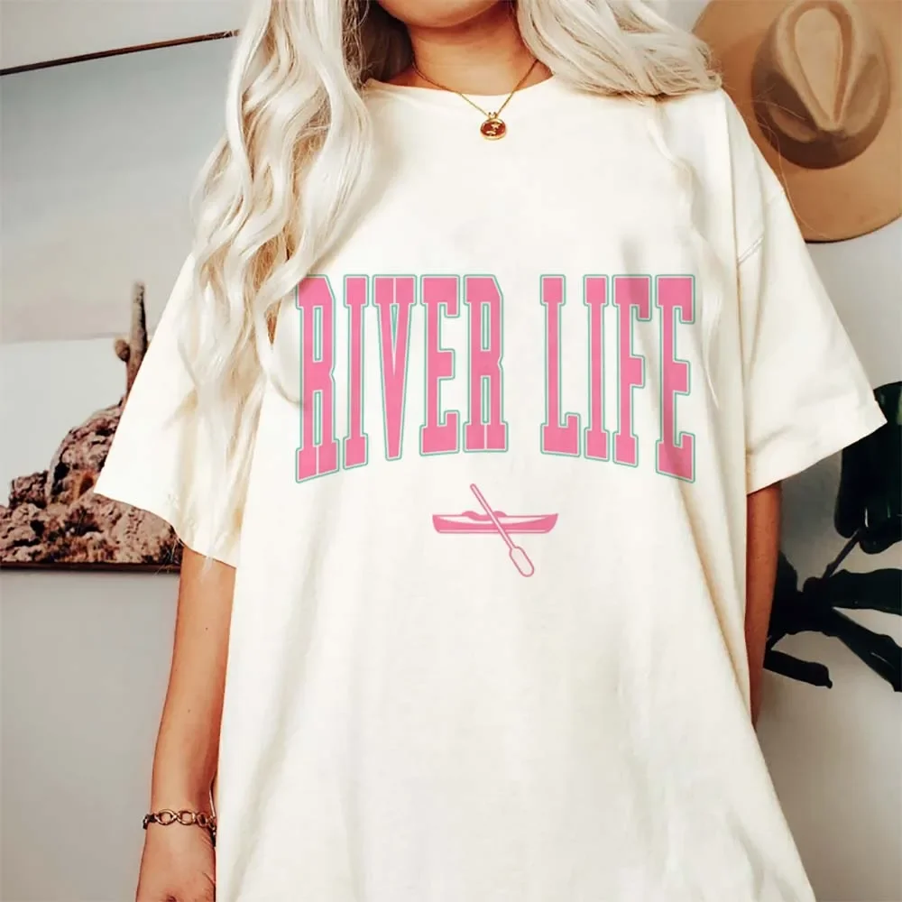 

Sweet Top Cute Casual O-Neck Women's Letter Printed Pattern Trendy Versatile T-Shirt Printed Fashion Style Women's Basic T-Shirt