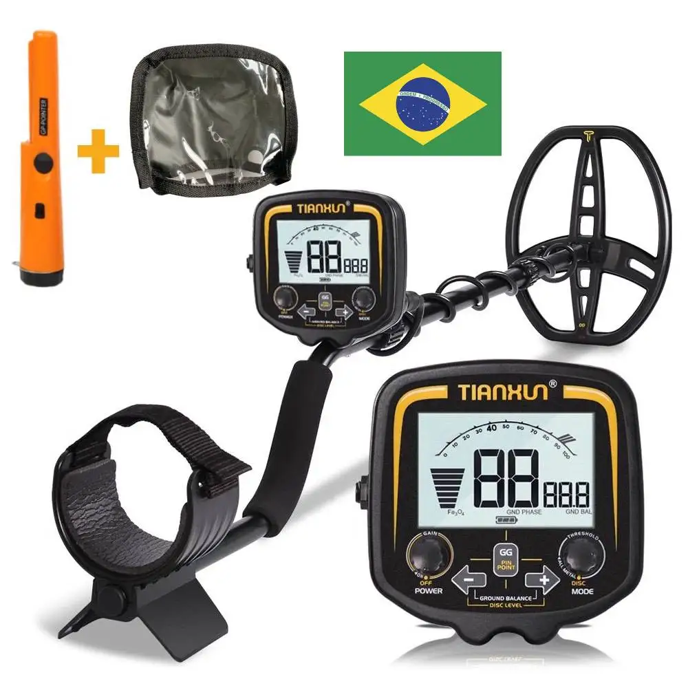 TX850 TX850L Metal Detector Underground Seeker profondità Scanner ricerca Finder Treasure Gold Nugget Hunter rilevamento PinPointer