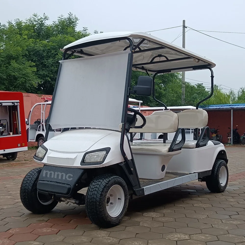 도매 맞춤형 업그레이드 키트, 48V 72V 골프 버기, 5KW 7KW 화이트 오프로드 전기 4 인승 골프 카트
