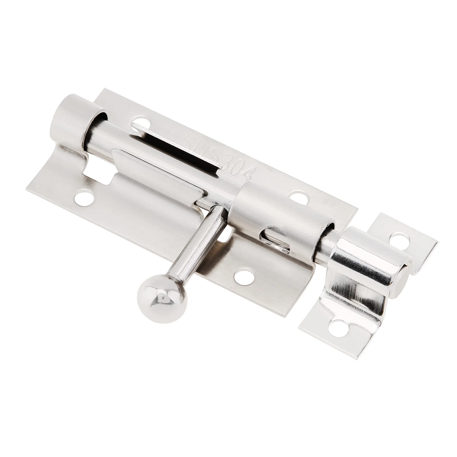 Door Latch Stainless Steel Door Latch Room Door Security Bolt Home Hardware Gate Safety Lock for Wooden / Room / Bathroom