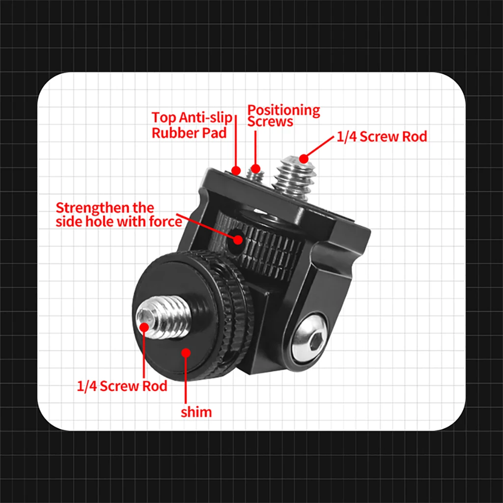 Monitor EVF Stand Holder Cold Shoe Mount for Camera Field Monitor Microphone Hot