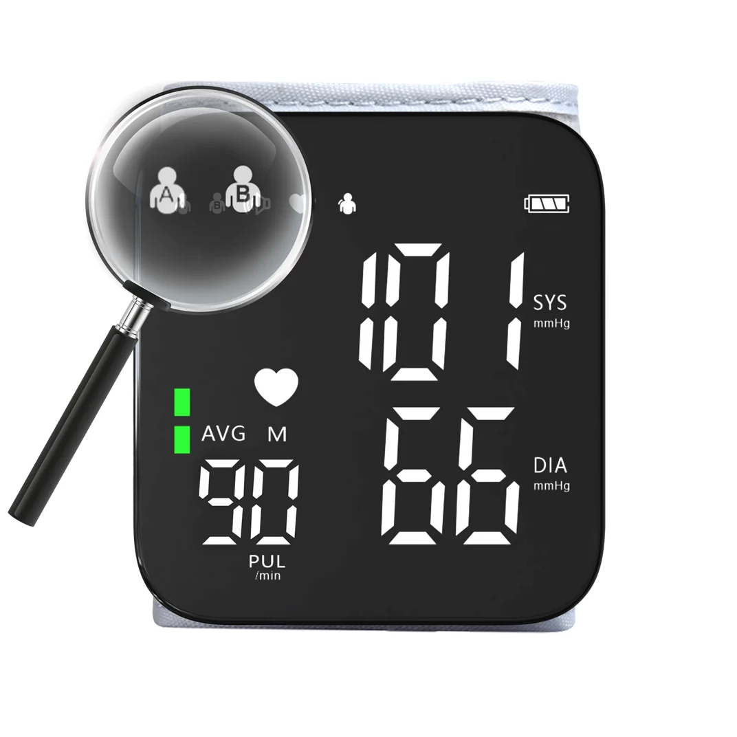 Electronic Blood Pressure Monitor Ultra Clear Large Screen Pulse Sphygmomanometer For Real-time Measurement Of Blood Pressure