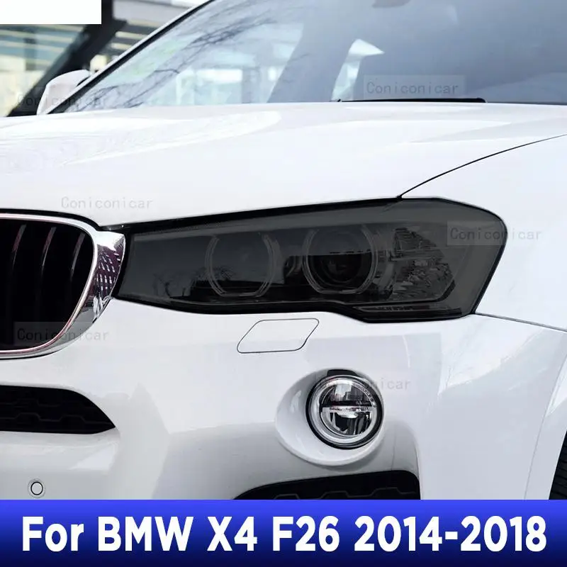 

Для BMW X4 F26 2014-2018 Автомобильная внешняя фара Защита от царапин передняя лампа ТИНТ фотолампа аксессуары для ремонта стикер