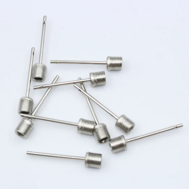 New Pin Ball Air Needle Stainless Steel Pump Basketball Inflating Needle Football Soccer Inflatable Valve Adaptors Nozzle