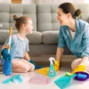 New Simulation Cleaning Tool Sweeping Toy Vacuum Cleaner Cleaning Kit Tool Trolley Baby Play House Housework Toys Gifts For kids 2