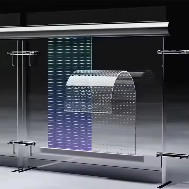 Transparent LED Display Window Glass LED Screen Indoor Video Wall LED Stage LED Panel LED Display Board 5