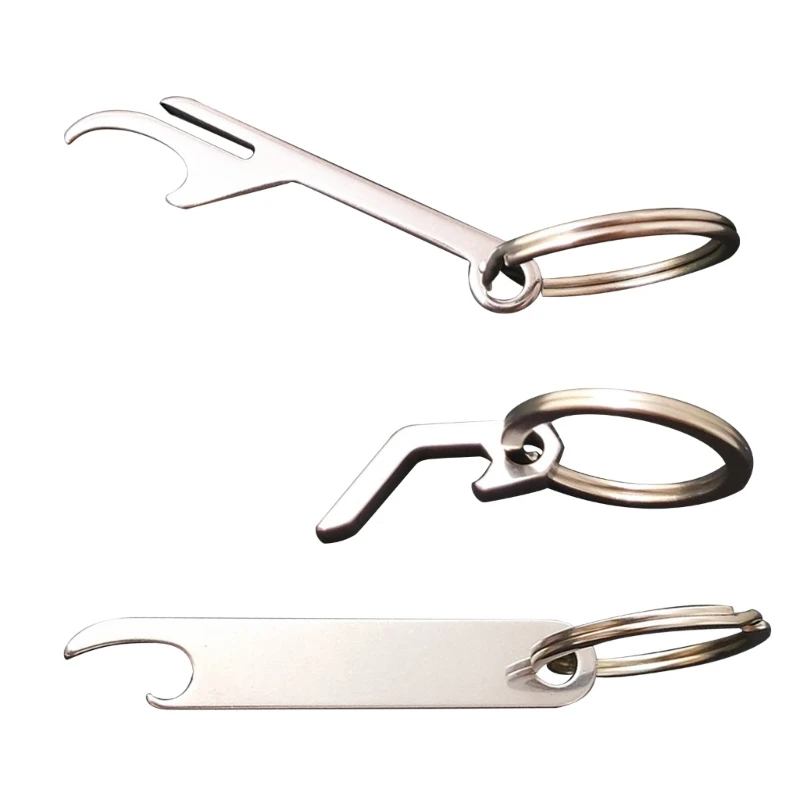 

Bottle Opener with Keychain, Stainless Beer Opener Portable Mini Opener Pendant Pocket Keyring Bottle Opener Funny Gifts