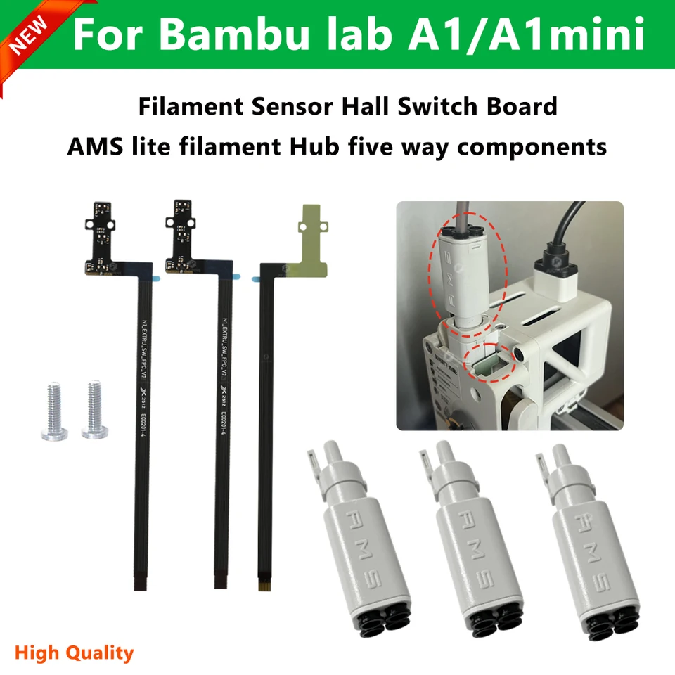 For BambuLab A1/ A1 Mini Feed Hall Board Filament Sensor