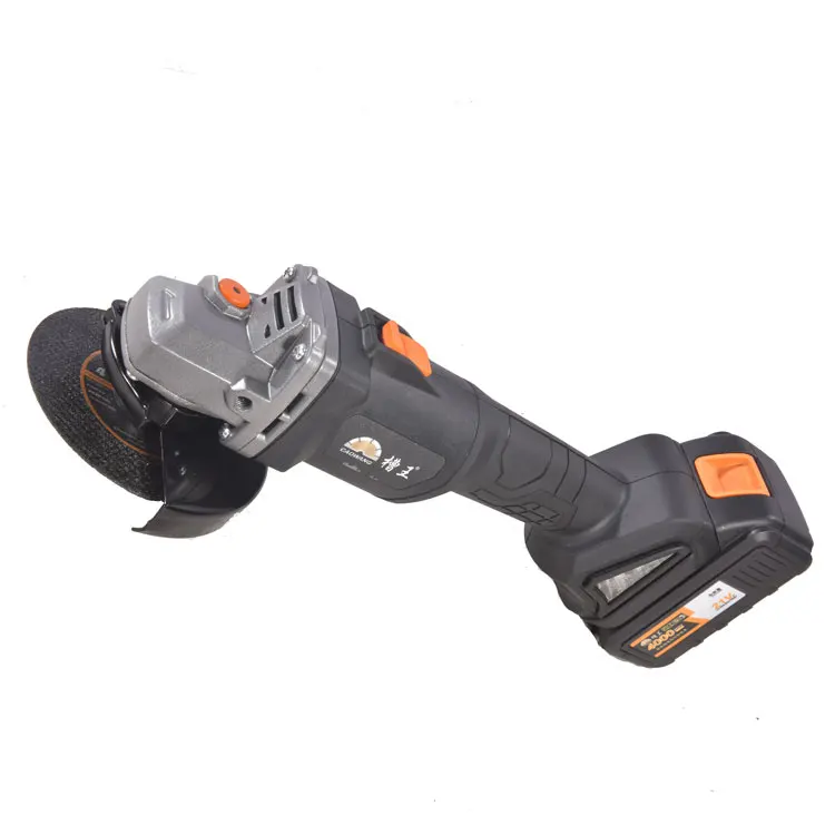 CaoW 21V Li-ion Battery Operated Cordless Angle Grinder with Dual Battery Pack