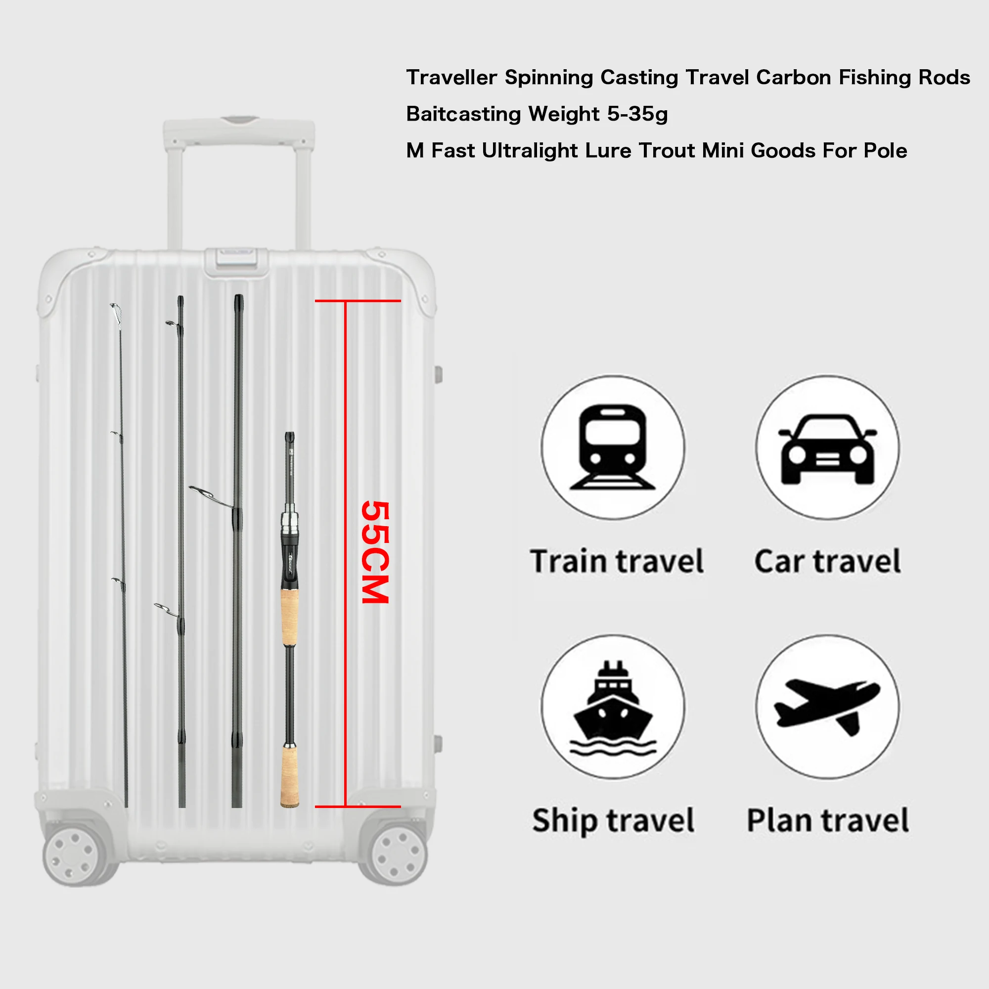 Ultralight Carbon Fishing Rod 3