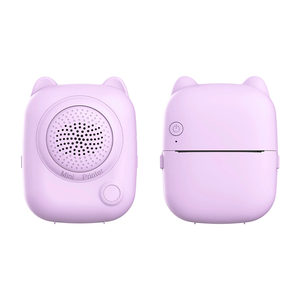 Smart Mini Pocket Printer with Voice-Activated Printing and AI Photo Generation for Student and Home Office Use