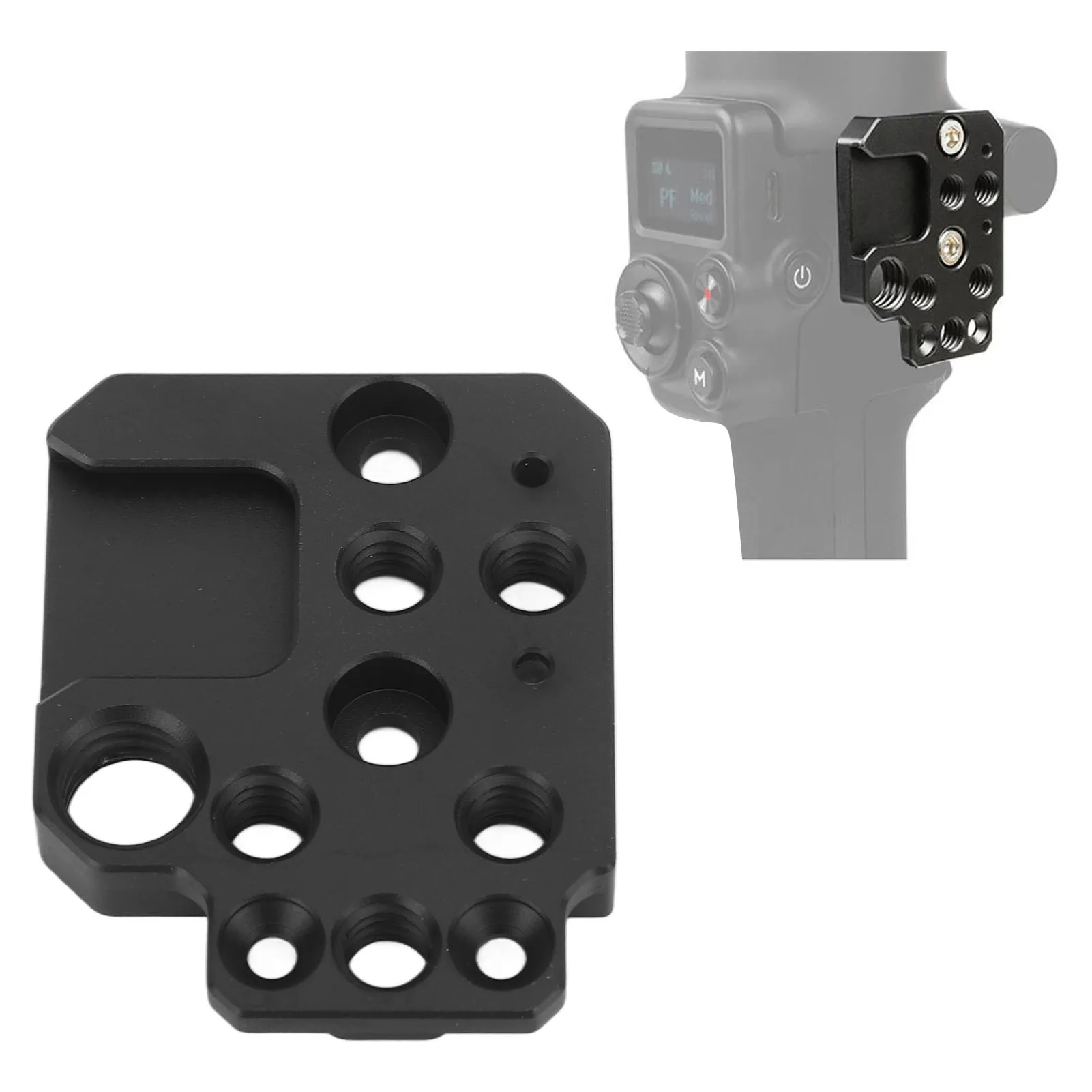 Quick Release Plate Camera Stabilizer Expansion Mounting Base with Cold Shoe Mount for DJI Ronin S SC RS2 RS3 Accessories