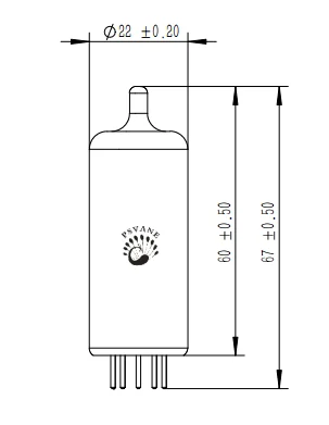PSVANE HIFI 12BH7 Vakuumröhrenventil ersetzt 12BH7A 6N6 7119 für Audioventil, elektronisches Röhrenverstärker-Kit, DIY abgestimmtes Quad – Detail 1