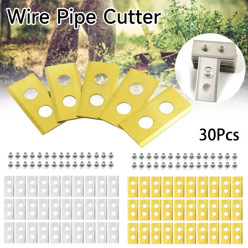 Lame Da Taglio Per Tosaerba Da 30 Pezzi Con Kit Di Viti Sostituzione In Acciaio Inossidabile Per Tosaerba Worx Landroid/Tosaerba Robotico Bosch Inego
