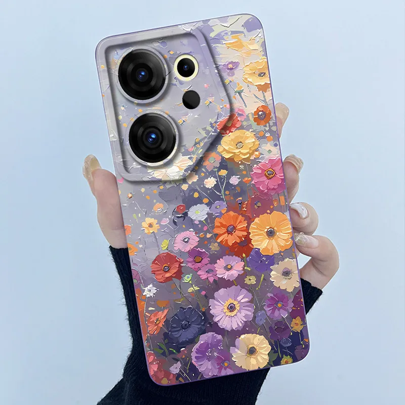 Cute Panda & Cats Silicone Soft Back Cover - Slim Anti-Scratch Protective Case