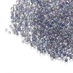100g Mini Bubble Glass Beads for Resin Art and DIY Crafts (Gray)