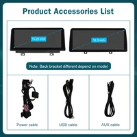 10.25'12.3' Wireless CarPlay Android Auto Multimedia Display Screen For BMW 1 2 3 4 Series F20 F21 F22 F30 F31 F32 F33 - Image 6
