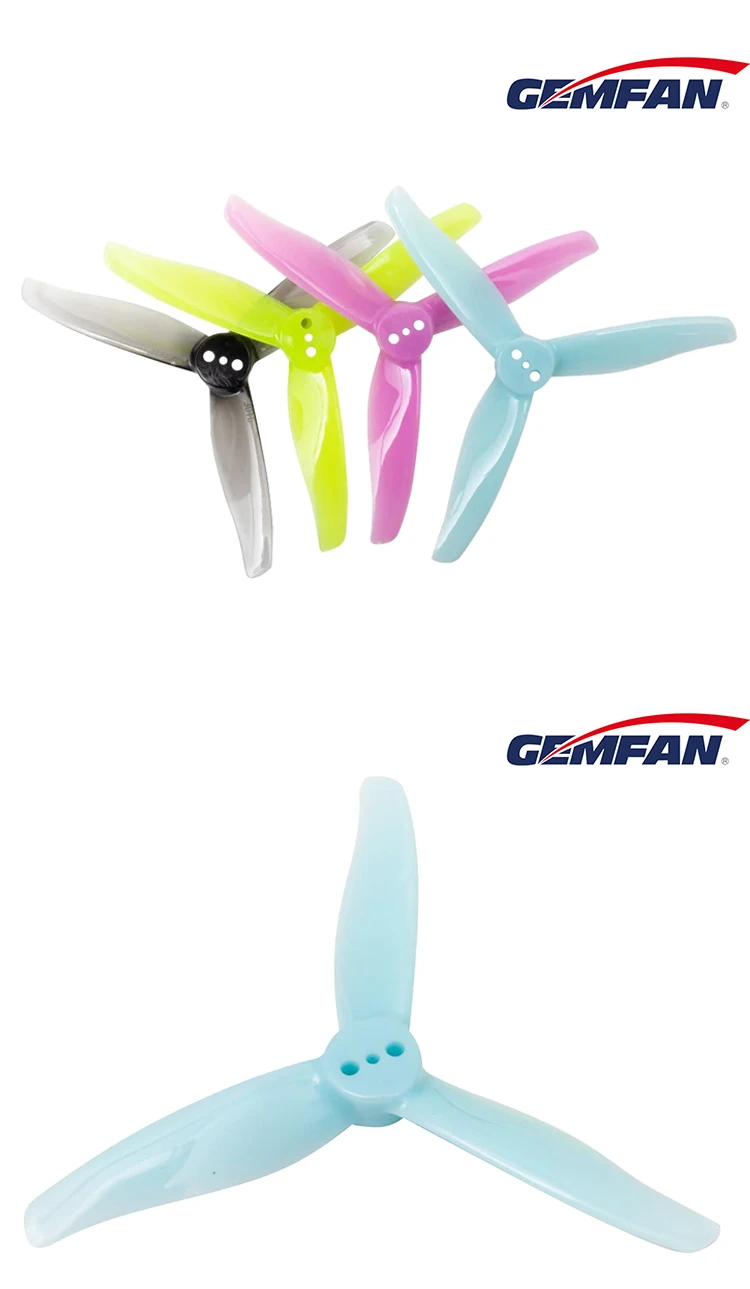 6/12 Pairs Gemfan Hurricane 3016 Propeller - 3 Inch Blade 1.5mm Hole CW CCW Props FPV DarwinFPV Cinewhoop Racing Drone Quadcopter 8