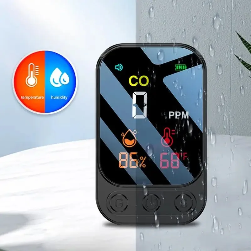 جهاز كشف أول أكسيد الكربون المحمول للتخييم، جهاز ك...