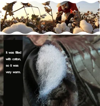 High Quality Men's Winter Thick Bionic Camouflage Ice Fishing Hunting Ghillie Suit - Outdoor Cold Qeather Cotton Coat Suit 4