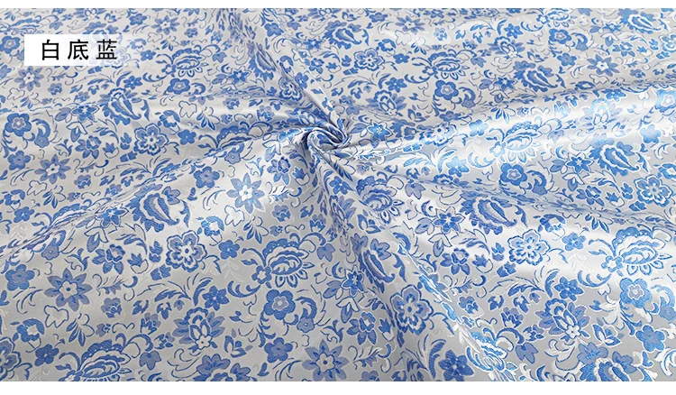 150 x 145 cm Jacquard-Stickerei, Blumenmuster, Pferdemuster, hochpräzise Brokatstoffe zum Nähen von Kleidung, handgefertigte Tasche – Detail 34