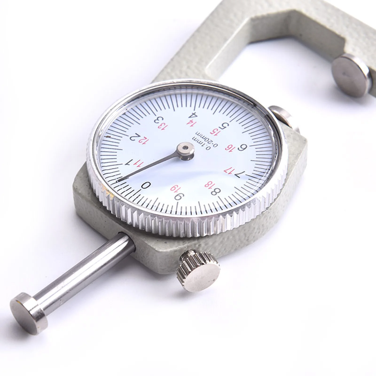 

Accuracy Measuring Thickness Gauge Cusp Head Contact Point Precise Measuring Tool for Paper Film Leather Steel Plate