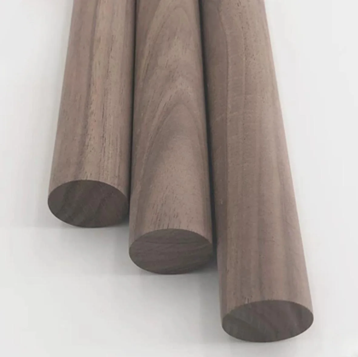 1PCS panjang: 30cm/ 40cm/50cm Amerika hitam Walnut