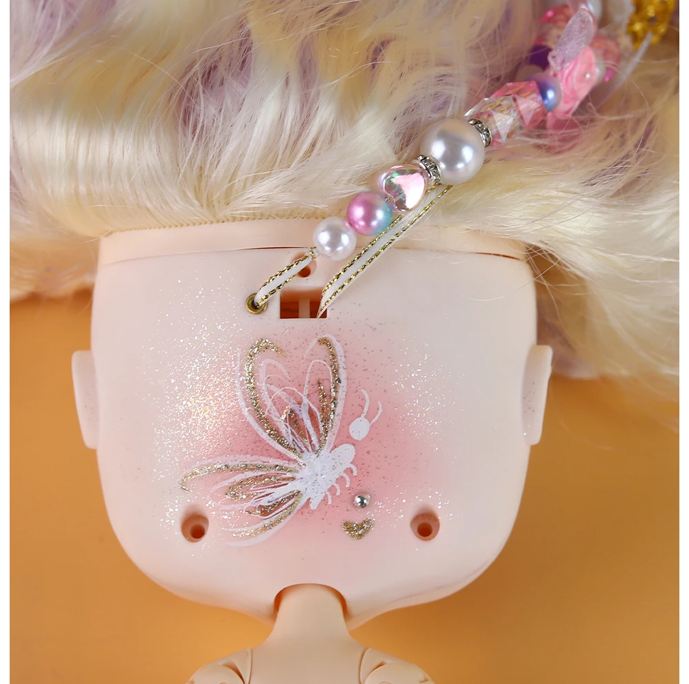 Barbara – Premium Custom Neo Blythe Doll with Multi-Color Hair, White Skin & Matte Cute Face 16