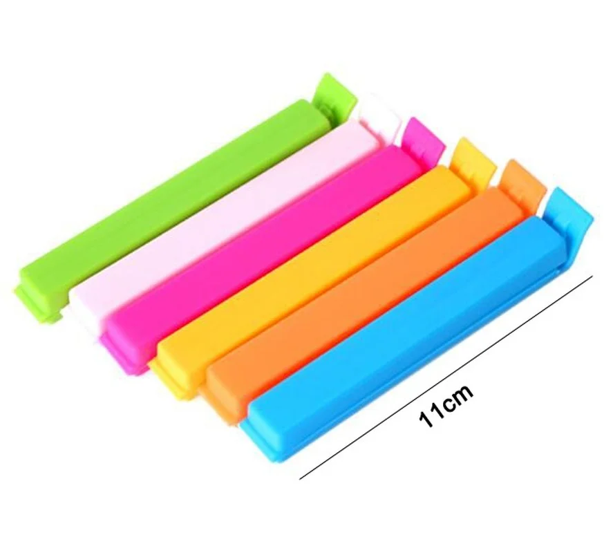 Bag Clips Portable Kitchen Storage Food Snack Seal Sealing Bag Clips Sealer Clamp Plastic Tool 10/20Pcs Kitchen Accessories