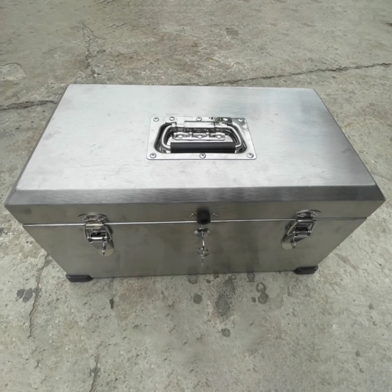 Large Tool Case Stainless Steel Organizer Suitcase Multifunctional Folding Toolbox Electrician Complete Waterproof Hard Case