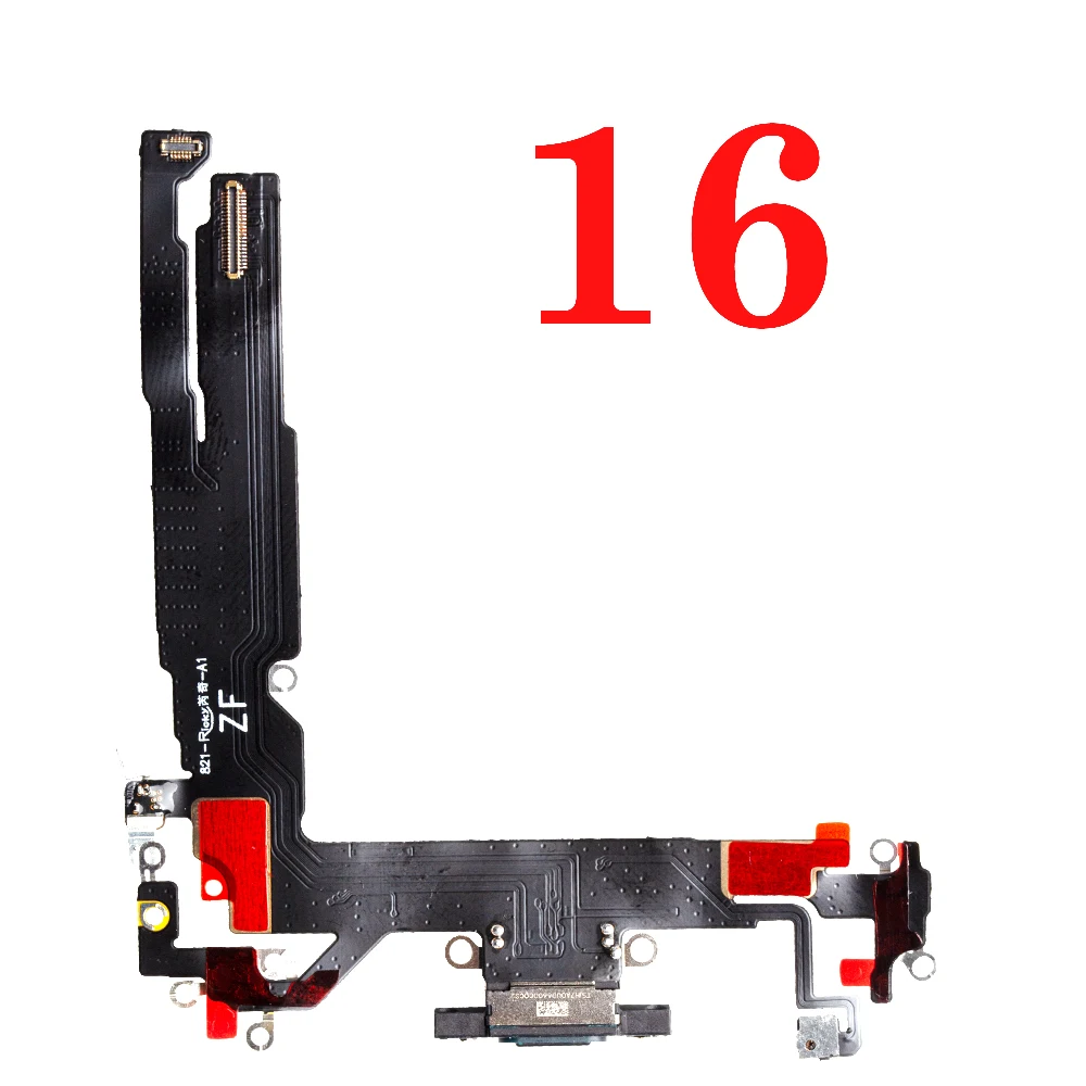 Deluxe Charging Port Flex Cable with USB Charger Dock Connector & Microphone Ribbon
