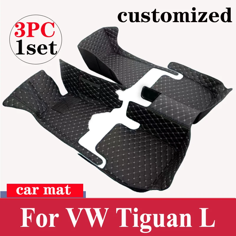 

Car Floor Mats For Volkswagen VW Tiguan L 2017-2022 20018 2019 2020 2021 Custom Auto Foot Pads Automobile Carpet Cover interior