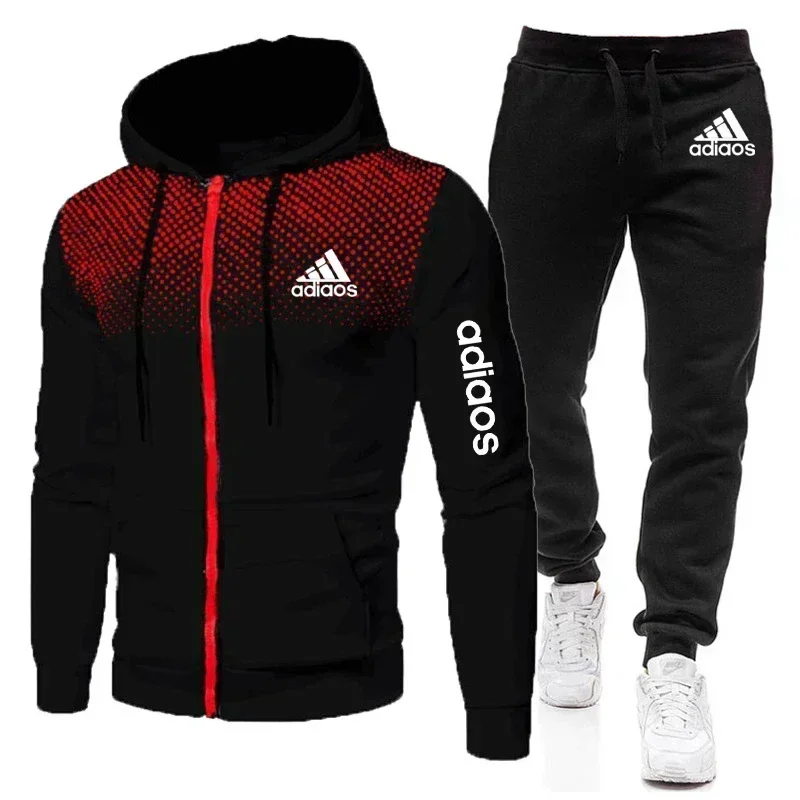 New Style Fashion Men Hoodie Fitness Gym Clothing Men Running Set Sportswear Jogger Men'smany Sorts Of Suit Sports - Image 3