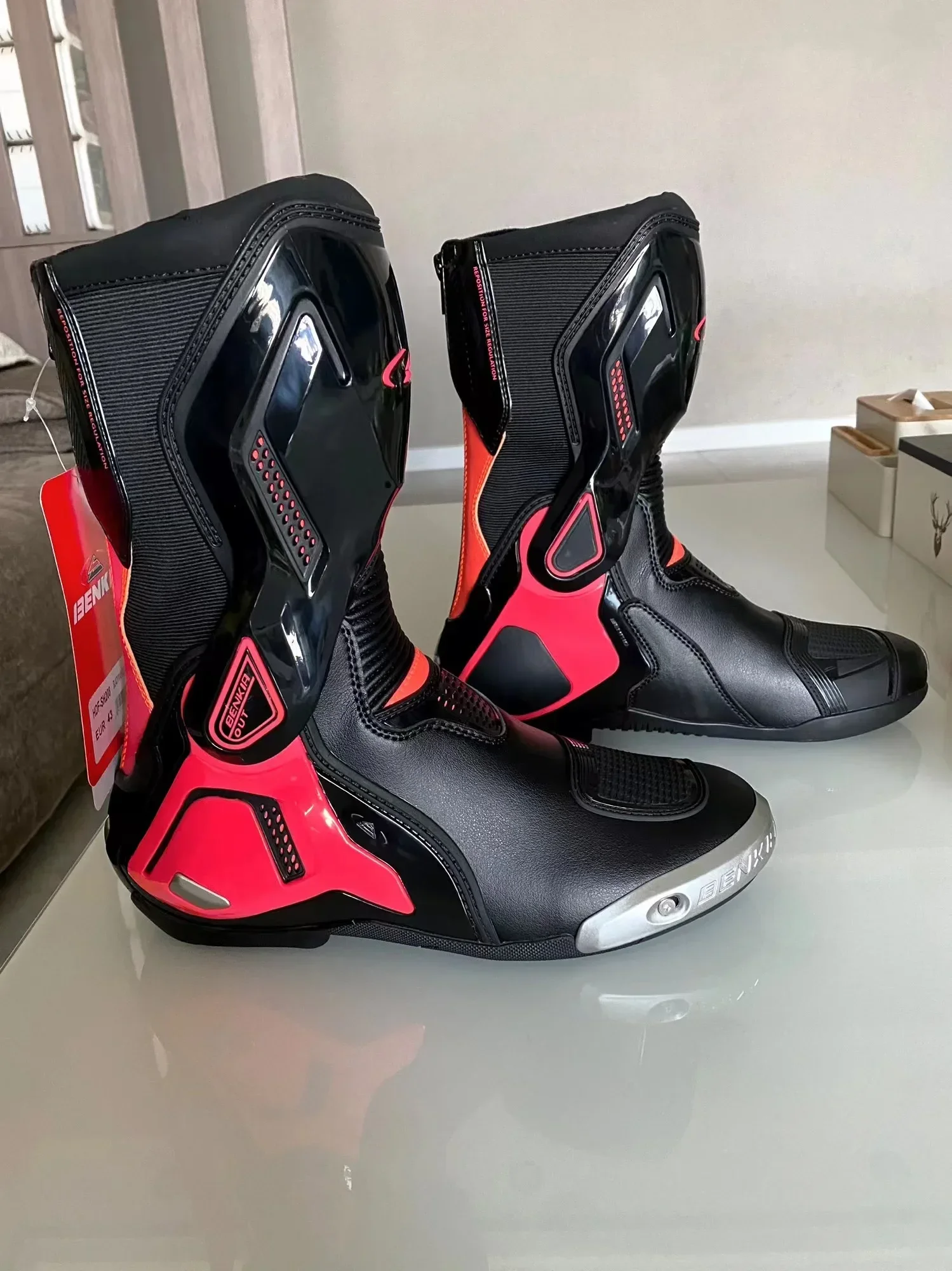 BENKIA SH208 Waterproof Shoes Motorcycle Riding Boots Motocross