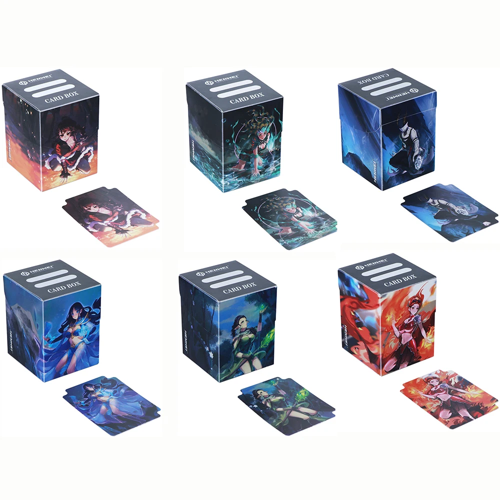 

Magic:The Gathering Chandra Anzoko, Narshi, Nissa Pro100+ Deck Box Protect Card Accessories, Multicolor Card Games Deck Case
