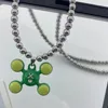 Quad Ball Pendant Hip Hop Style Stainless Steel Jewelry Men's and Women's Fashion Personality Necklace Collection Wholesale 4