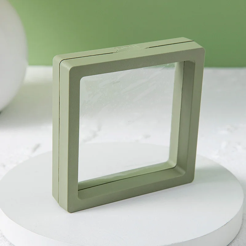 PE film transparent suspended packaging  box badge commemorative coin watch bracelet box wearing armor suspended storage