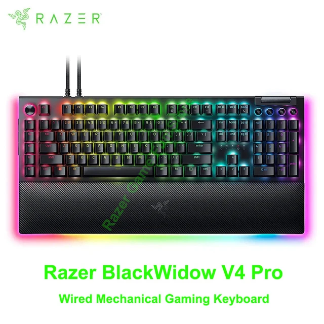 新しいRzer Blackwidow v4 pro-メカニカルゲーミングキーボード,2つのキー,片手用,X-8,専用,マクロキー,rgb