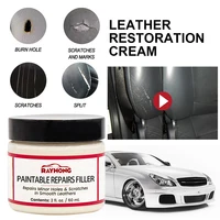 60/20ml Leather Filling Paste Natural Leather Filler Repair Compound Leather Restoration Cream For Tears Crack Burns Holes Fille 2