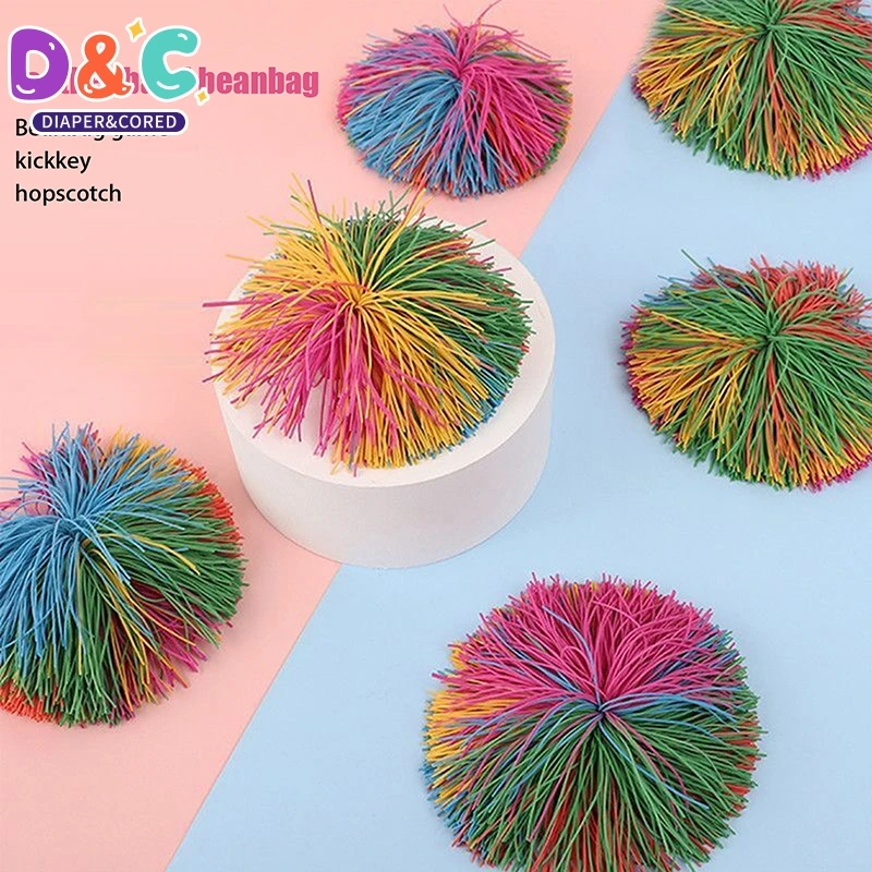 

1 шт., разноцветные упругие мячи для снятия стресса