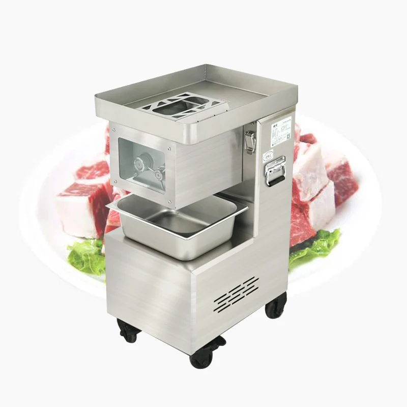 

500kg h Electric Mutton Rolls Meat Slicer Mincer Automatic Beef Lamb Potato Slice Bread Food Cutter Grinder Machine Meat