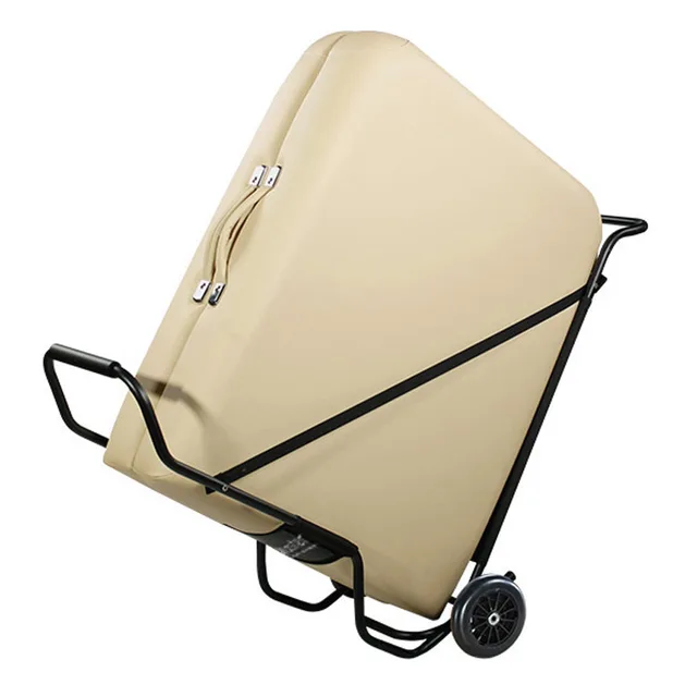 Összecsukható Hordozható Teleszkópos Kocsi Speciális Lapos Kosár Masszázs Asztalhoz - Image 2