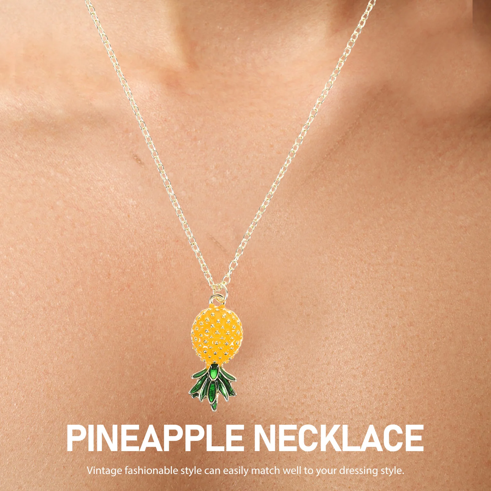 Pineapple Earring Necklace Earings for Womens Jewellery Earrings Ladies Small and Fresh
