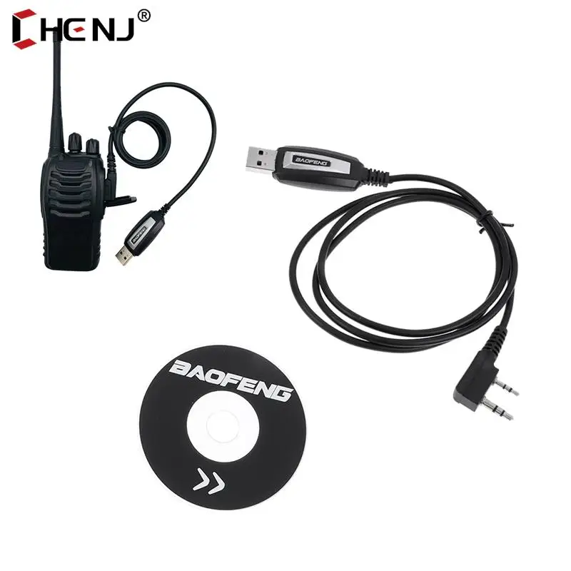 

USB Programming Cable For Baofeng Two-way Radio Walkie Talkie BF-888S UV-5R UV-82 Waterproof Portable